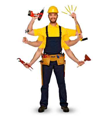 operario con herramientas de trabajo